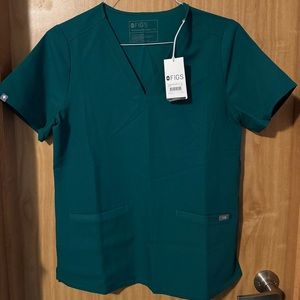 Fig Hunter Green Scrub Set in Medium